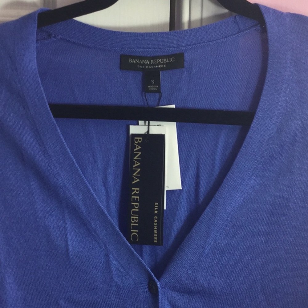 Silk cashmere cardigan